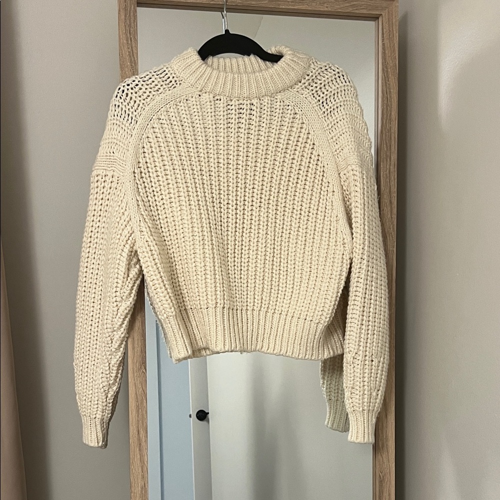Cozy Cream Knit Sweater